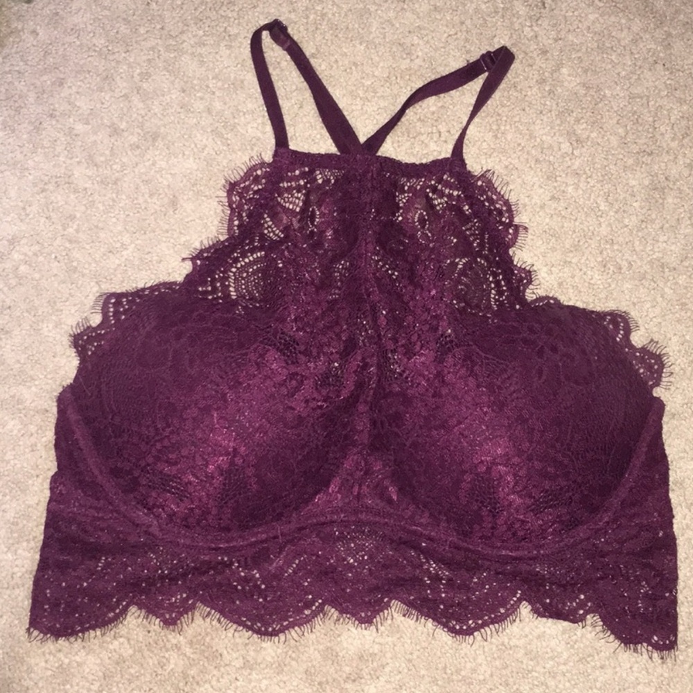 PINK Victoria’s Secret Bralette in Maroon Size Small. EUC